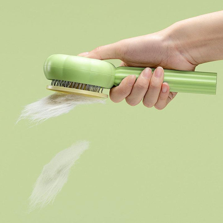 Self-Cleaning Cat Brush - PurrfectBrush-Green-Nora Luxe