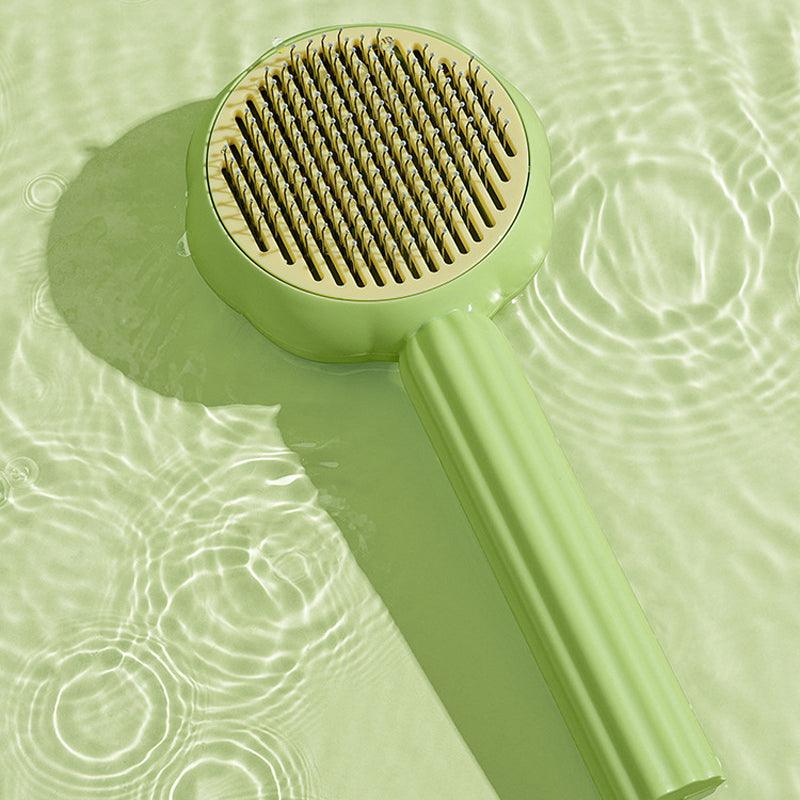 Self-Cleaning Cat Brush - PurrfectBrush-Green-Nora Luxe