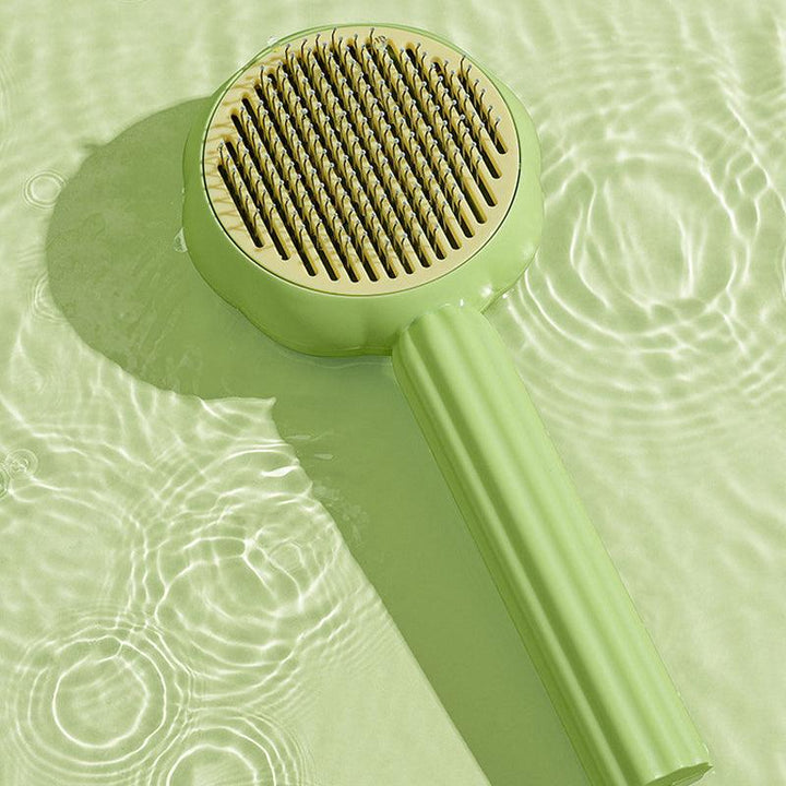 Self-Cleaning Cat Brush - PurrfectBrush-Green-Nora Luxe