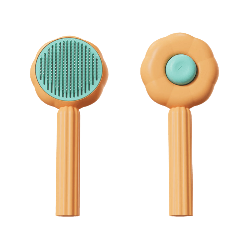 Self-Cleaning Cat Brush - PurrfectBrush-Orange-Nora Luxe