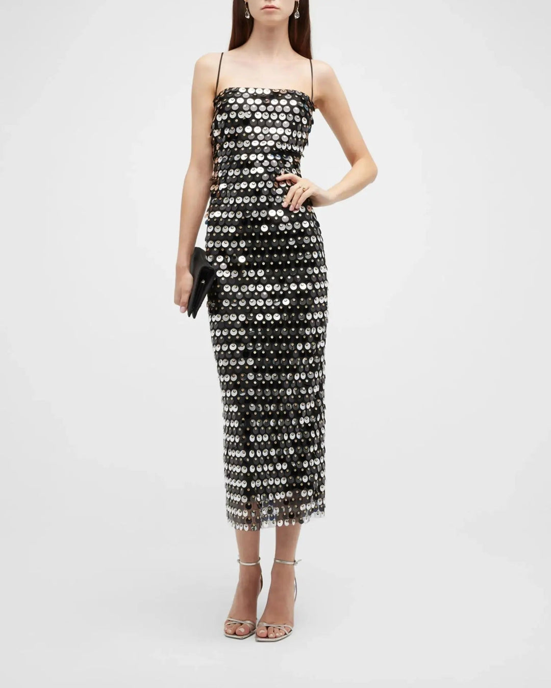 Sequin dress for a Sparkling Evening Look - Amira-Green-S-The Livary