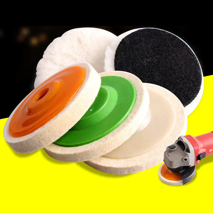 Set of 3 Wool Polishing Discs – Polistra-Nora Luxe