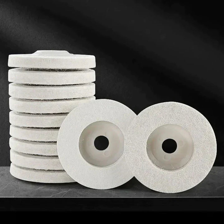 Set of 3 Wool Polishing Discs – Polistra-Nora Luxe
