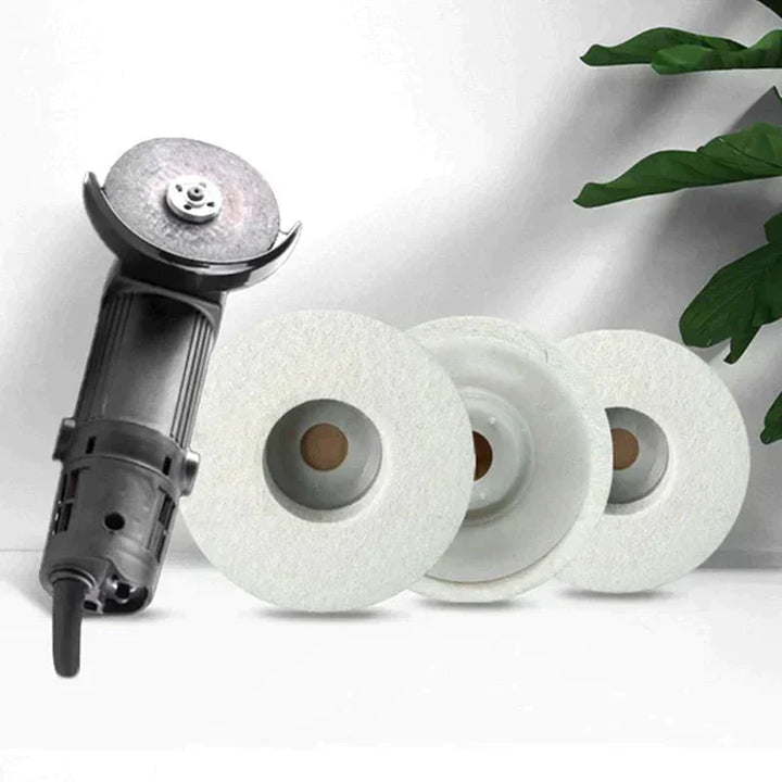Set of 3 Wool Polishing Discs – Polistra-Nora Luxe