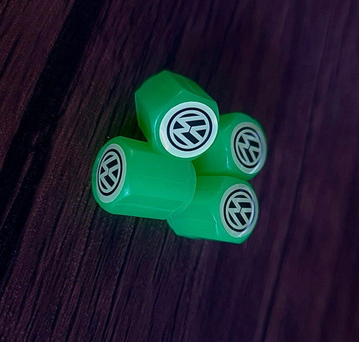 Set of 4 Glow-in-the-Dark Valve Caps with Logo – LuxaGlow-Rolls-Royce-Nora Luxe