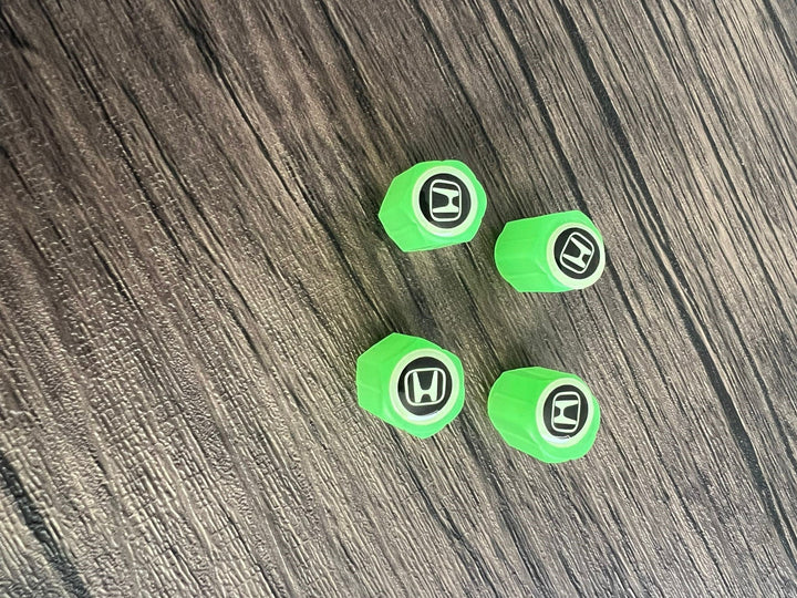 Set of 4 Glow-in-the-Dark Valve Caps with Logo – LuxaGlow-Rolls-Royce-Nora Luxe