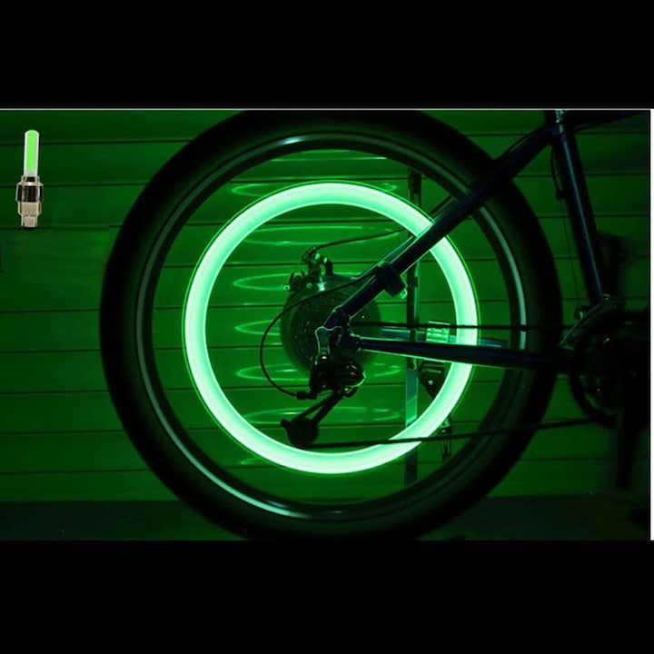 Set of 4 LED Valve Caps – GlowRims-Blue-Nora Luxe