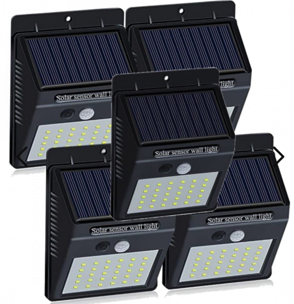 Set of 5 Solar LED Outdoor Lamps – LumaPath-Nora Luxe