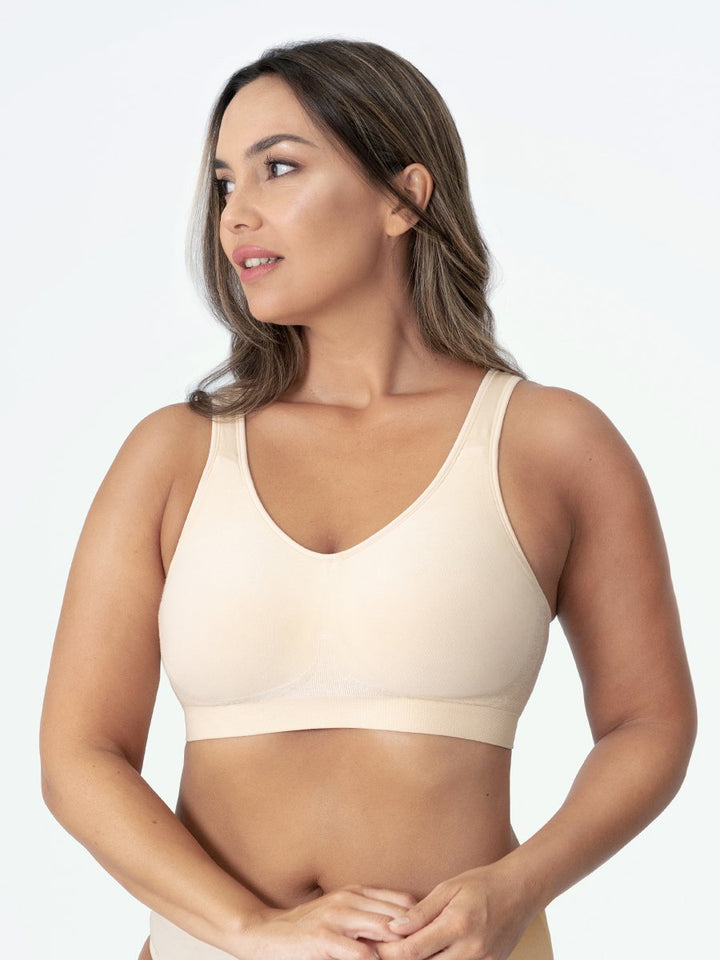 Shapewear Sports Bra – Elena-Beige-M-Nora Luxe