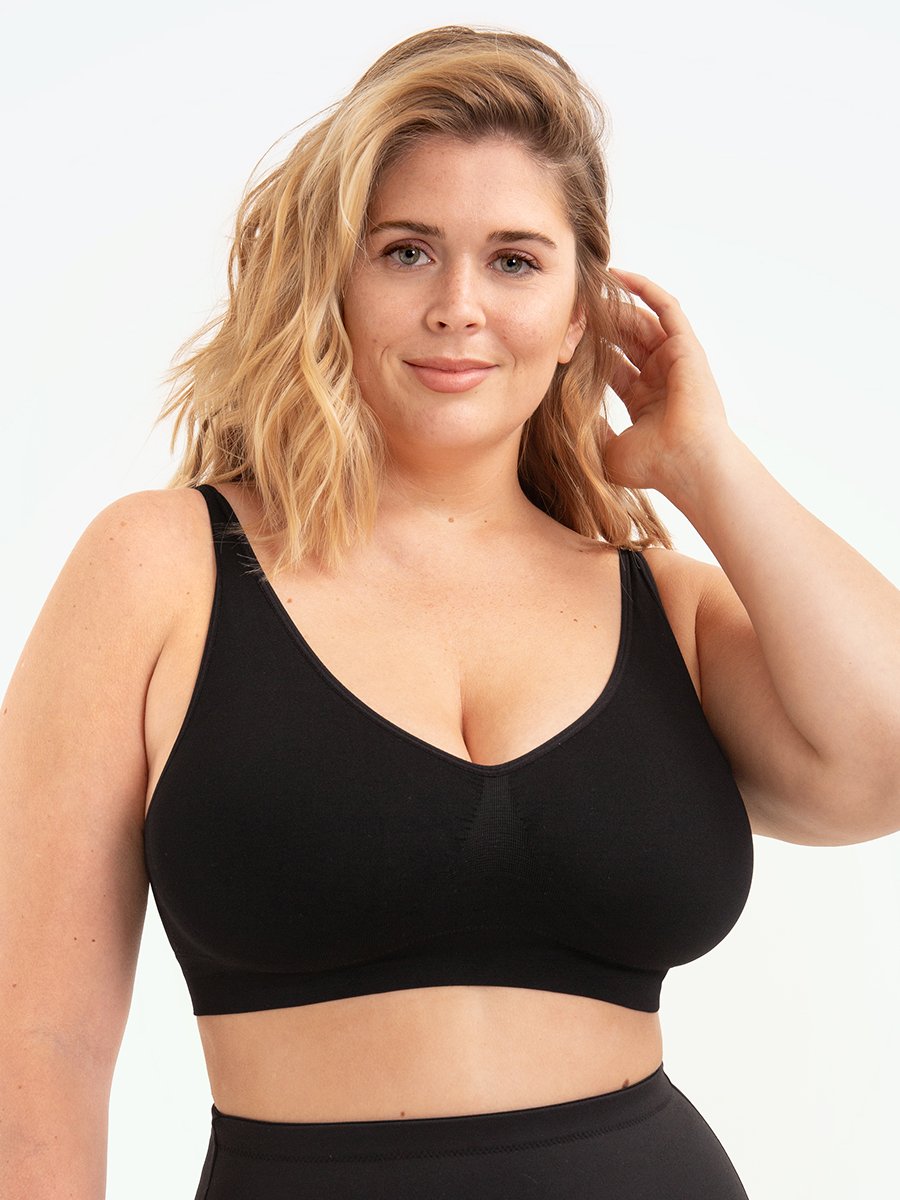 Shapewear Sports Bra – Elena-Black-M-Nora Luxe