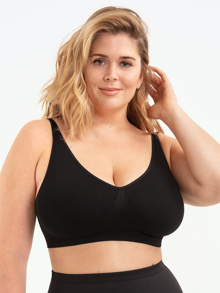 Shapewear Sports Bra – Elena-Black-M-Nora Luxe