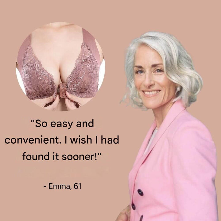 Shaping bra against sagging breasts - buy 1, get 1 free - Marlene-Pink-M-Nora Luxe
