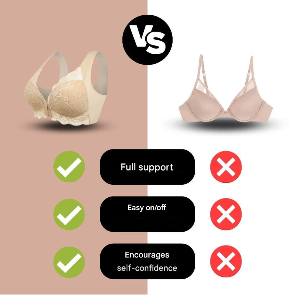 Shaping bra against sagging breasts - buy 1, get 1 free - Marlene-Pink-M-Nora Luxe