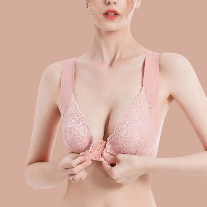 Shaping bra against sagging breasts - buy 1, get 1 free - Marlene-Pink-M-Nora Luxe