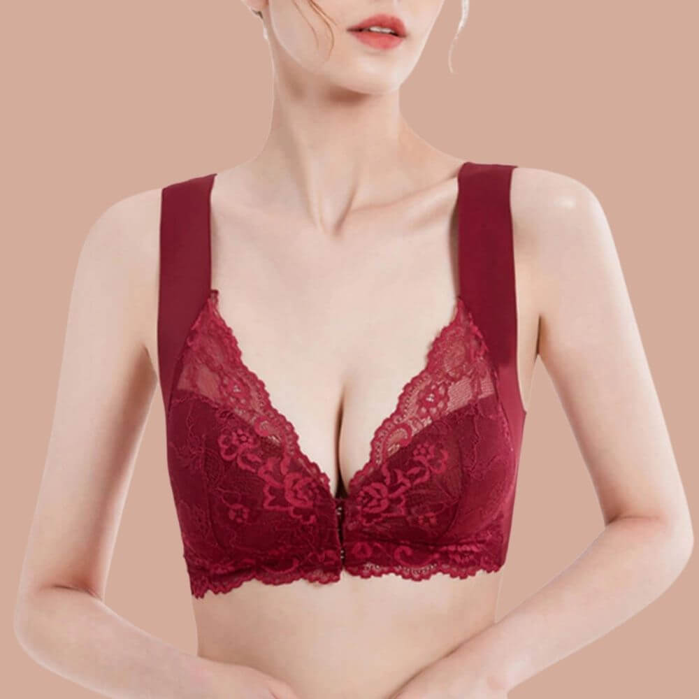 Shaping bra against sagging breasts - buy 1, get 1 free - Marlene-Red-M-Nora Luxe