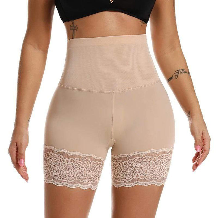 Shaping High-Waisted Underwear - Adelinde-Beige-S-M-Nora Luxe