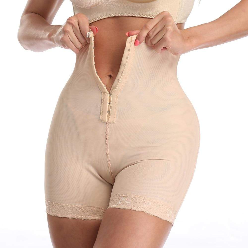 Shaping Ladies Shorts - SculptEase-Beige-M-Nora Luxe