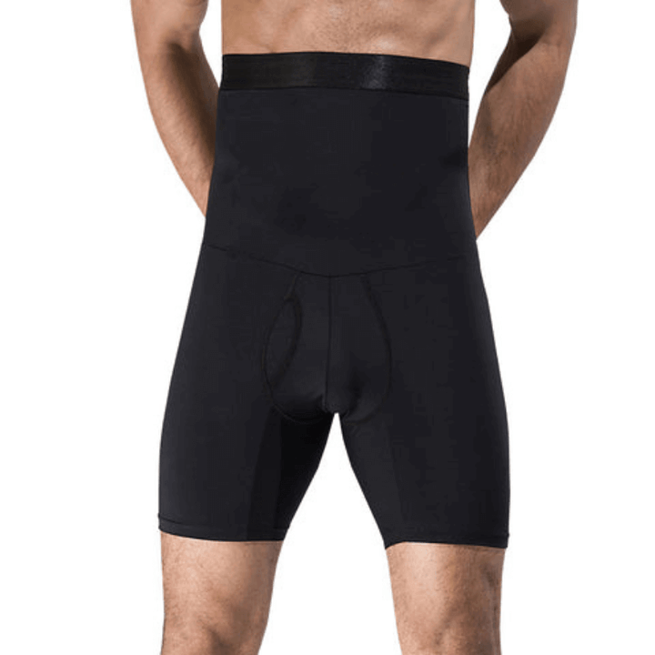 Shaping Men’s Compression Boxer Shorts - MaxFit-Black-M-Nora Luxe