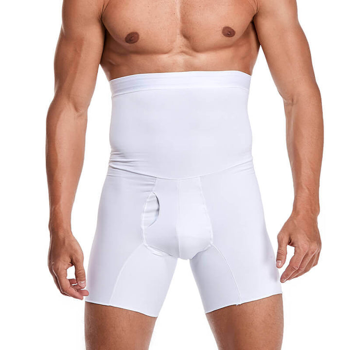 Shaping Men’s Compression Boxer Shorts - MaxFit-White-M-Nora Luxe