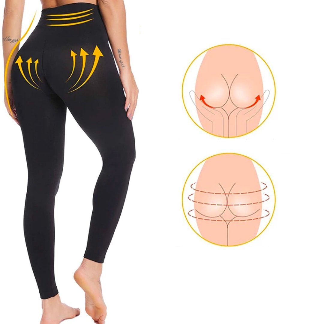 Shaping Premium Leggings - ShapeFit-Black-2-Nora Luxe