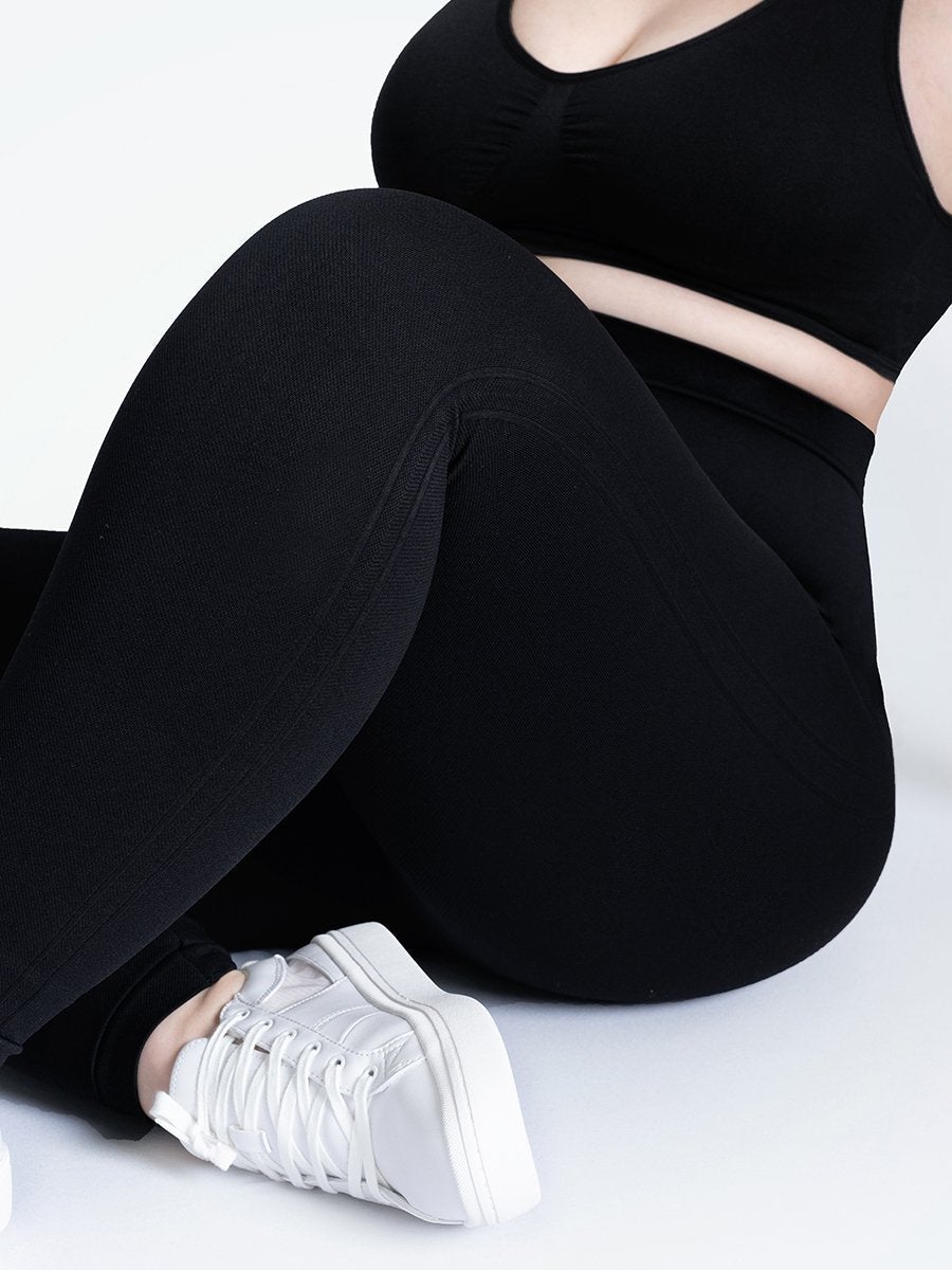 Shaping Premium Leggings - ShapeFit-Black-2-Nora Luxe