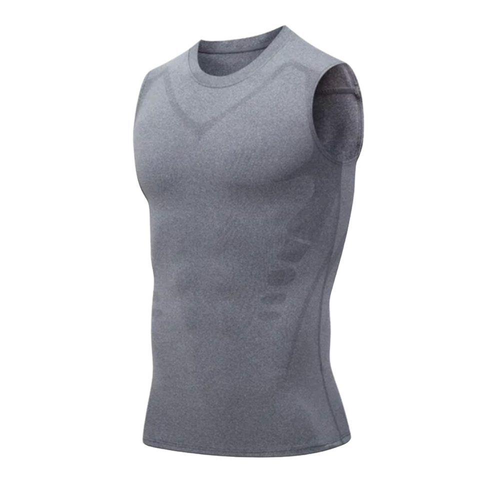 Shaping Vest - CoreSculpt-Grey-S - 110–132 lbs-Nora Luxe