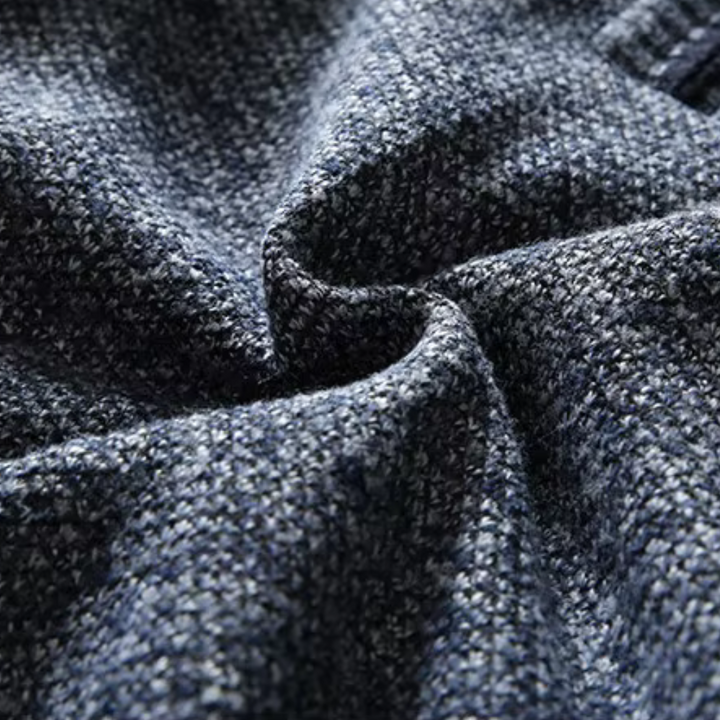 Shizley - Men's Sweater with High Neck and Zip Closure-Dark gray-S-Nora Luxe