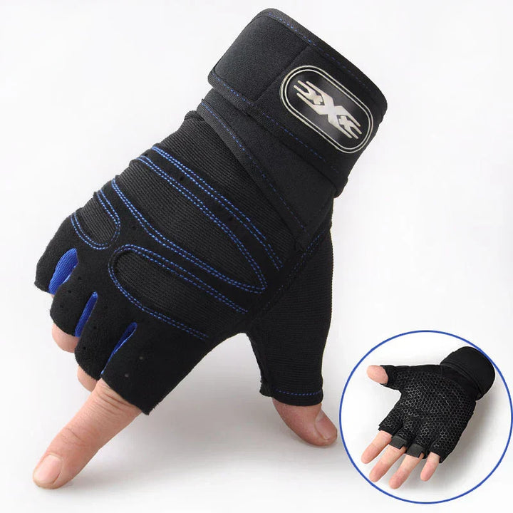 Shock-resistant and Supportive Gym Gloves - FitFlex-Black-S-Nora Luxe