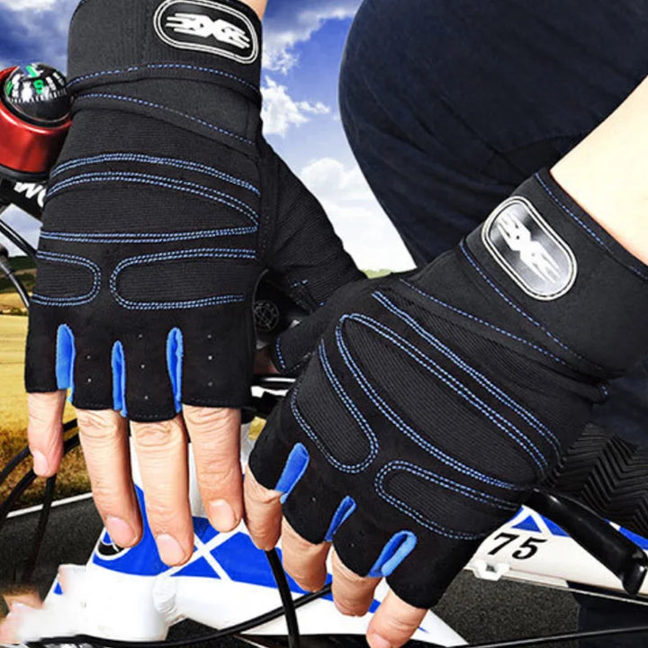 Shock-resistant and Supportive Gym Gloves - FitFlex-Black-S-Nora Luxe