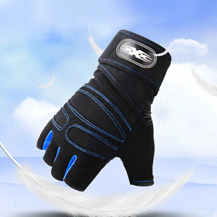 Shock-resistant and Supportive Gym Gloves - FitFlex-Black-S-Nora Luxe