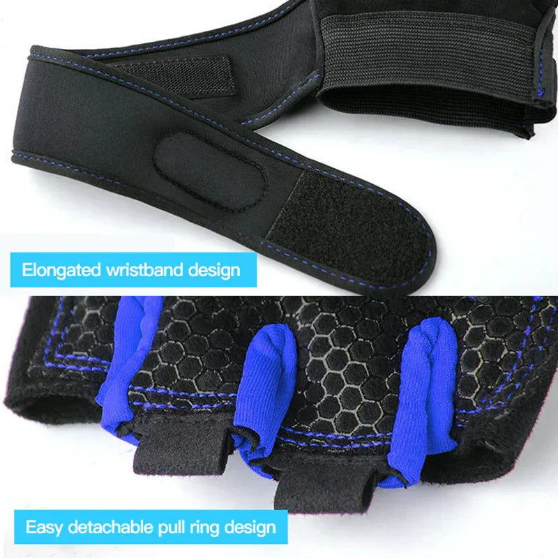 Shock-resistant and Supportive Gym Gloves - FitFlex-Black-S-Nora Luxe