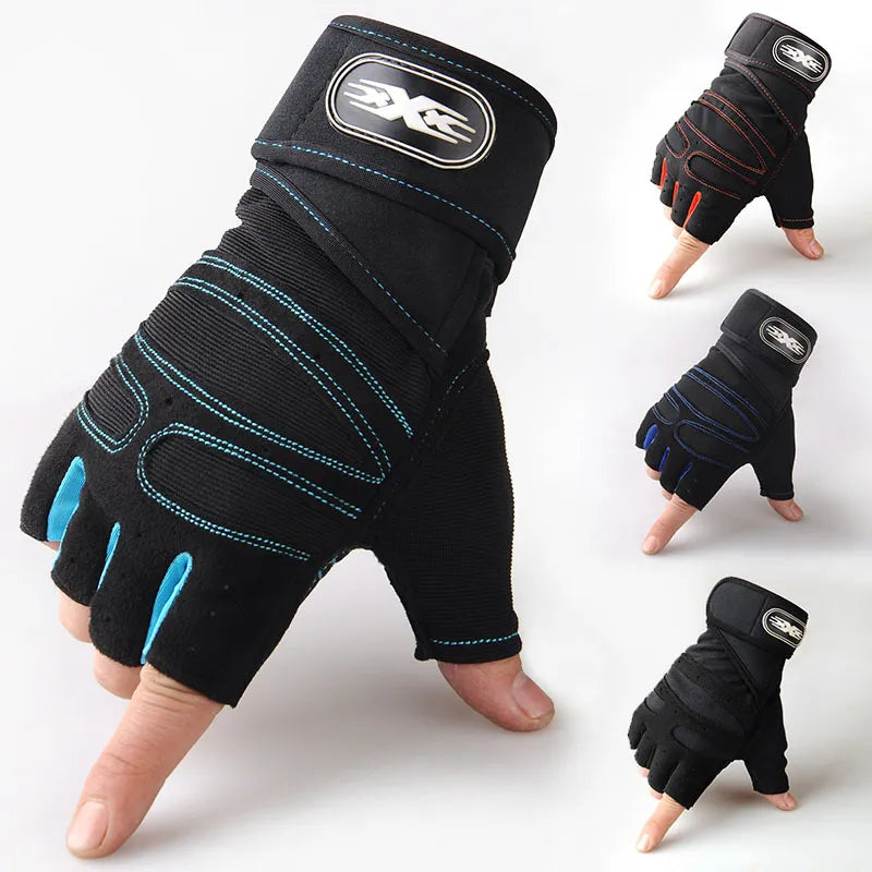 Shock-resistant and Supportive Gym Gloves - FitFlex-Black-S-Nora Luxe