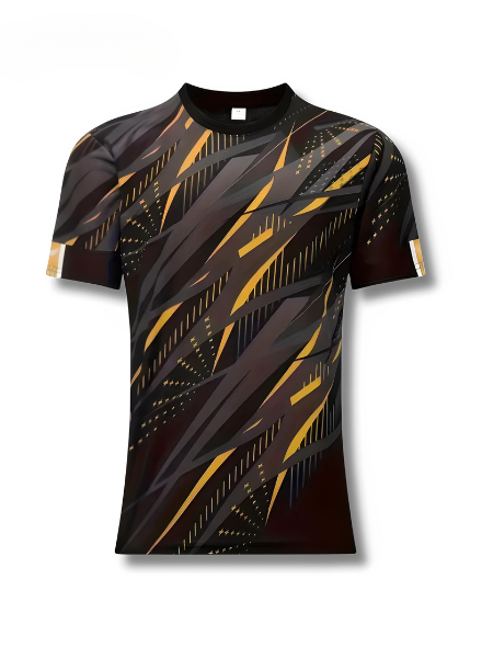 Short-sleeve shirt with striped pattern summer style men's look - Timo (1+1 FREE)-Orange-S-Nora Luxe