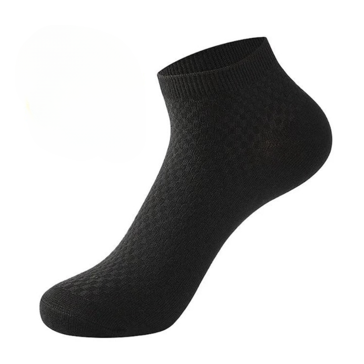 Short Socks - Bamboo Bliss-Black-1x Pair (+1 Free)-7.5 – 9.5-Nora Luxe