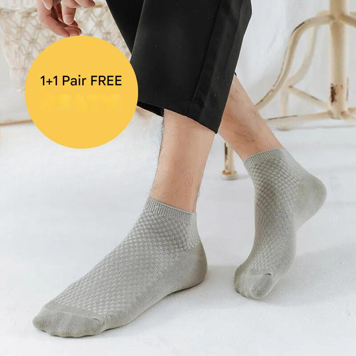 Short Socks - Bamboo Bliss-Black-1x Pair (+1 Free)-7.5 – 9.5-Nora Luxe