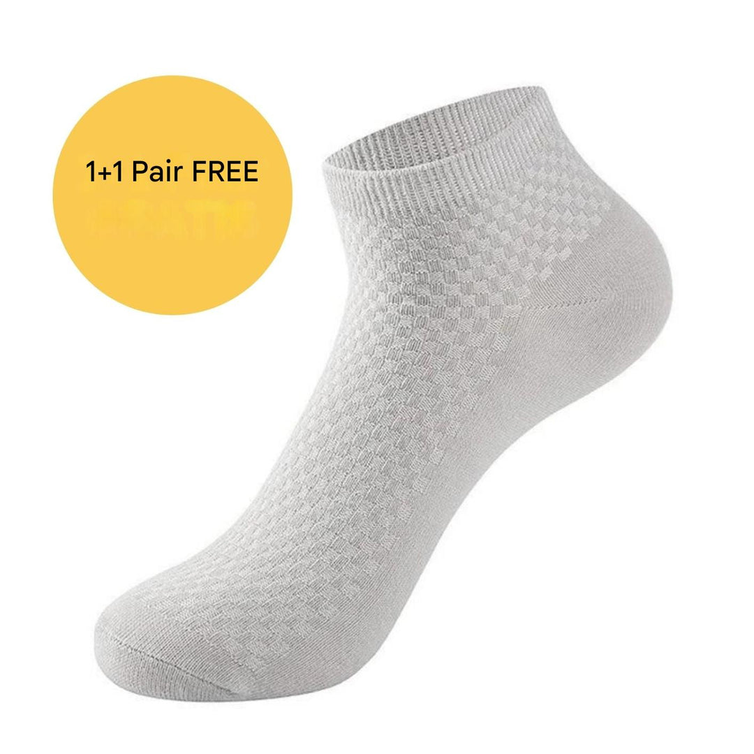 Short Socks - Bamboo Bliss-Black-1x Pair (+1 Free)-7.5 – 9.5-Nora Luxe