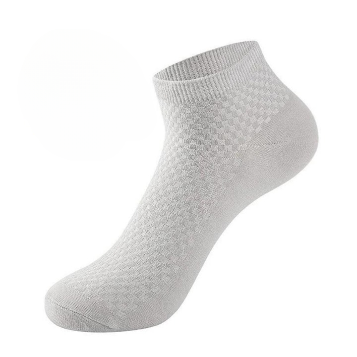 Short Socks - Bamboo Bliss-Gray-1x Pair (+1 Free)-7.5 – 9.5-Nora Luxe