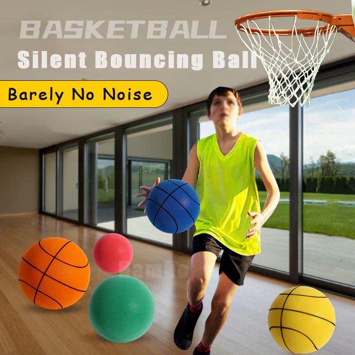 Silent Basketball for Noiseless Training and Fun - SilentBounce-Orange-7.09 in-Nora Luxe