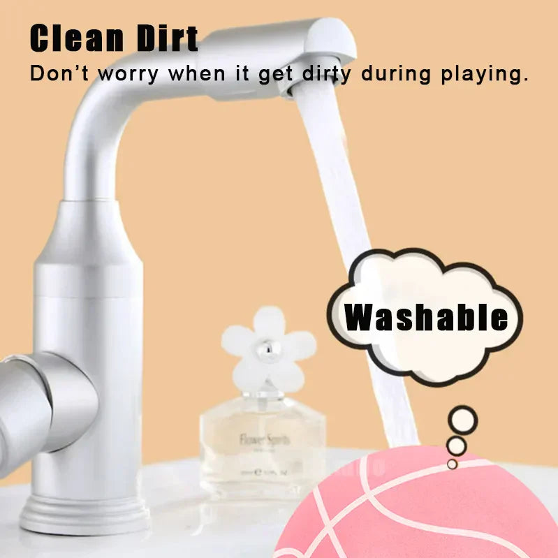 Silent Basketball for Noiseless Training and Fun - SilentBounce-Orange-7.09 in-Nora Luxe