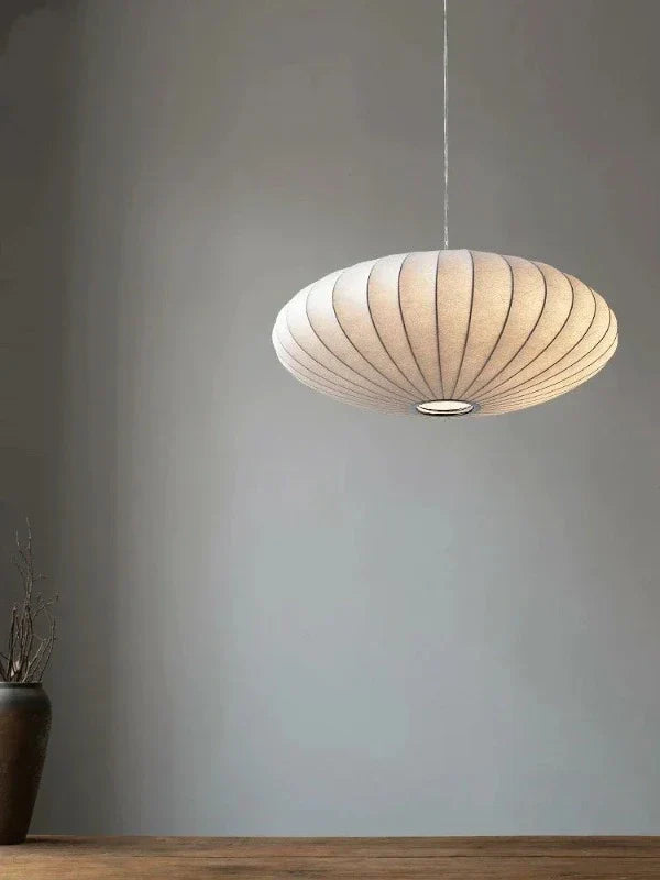 Silk Crown Crystal Pendant Lamp-D - 11.81 in-Nora Luxe