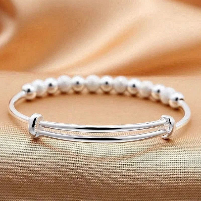 Silver Party Bracelet with Luxurious Charm | Elegant Jewelry Piece-Nora Luxe