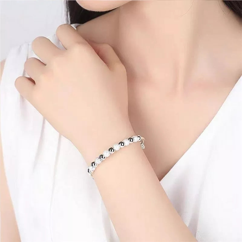 Silver Party Bracelet with Luxurious Charm | Elegant Jewelry Piece-Nora Luxe