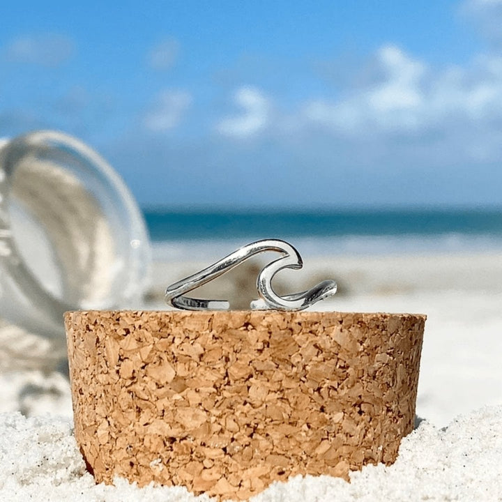Silver Sea Wave Ring - Maris-5-Nora Luxe