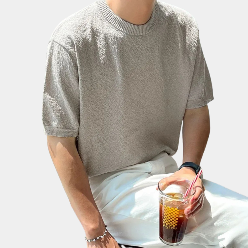 Simple and Stylish Men's T-Shirt - Joey-Green-S-Nora Luxe