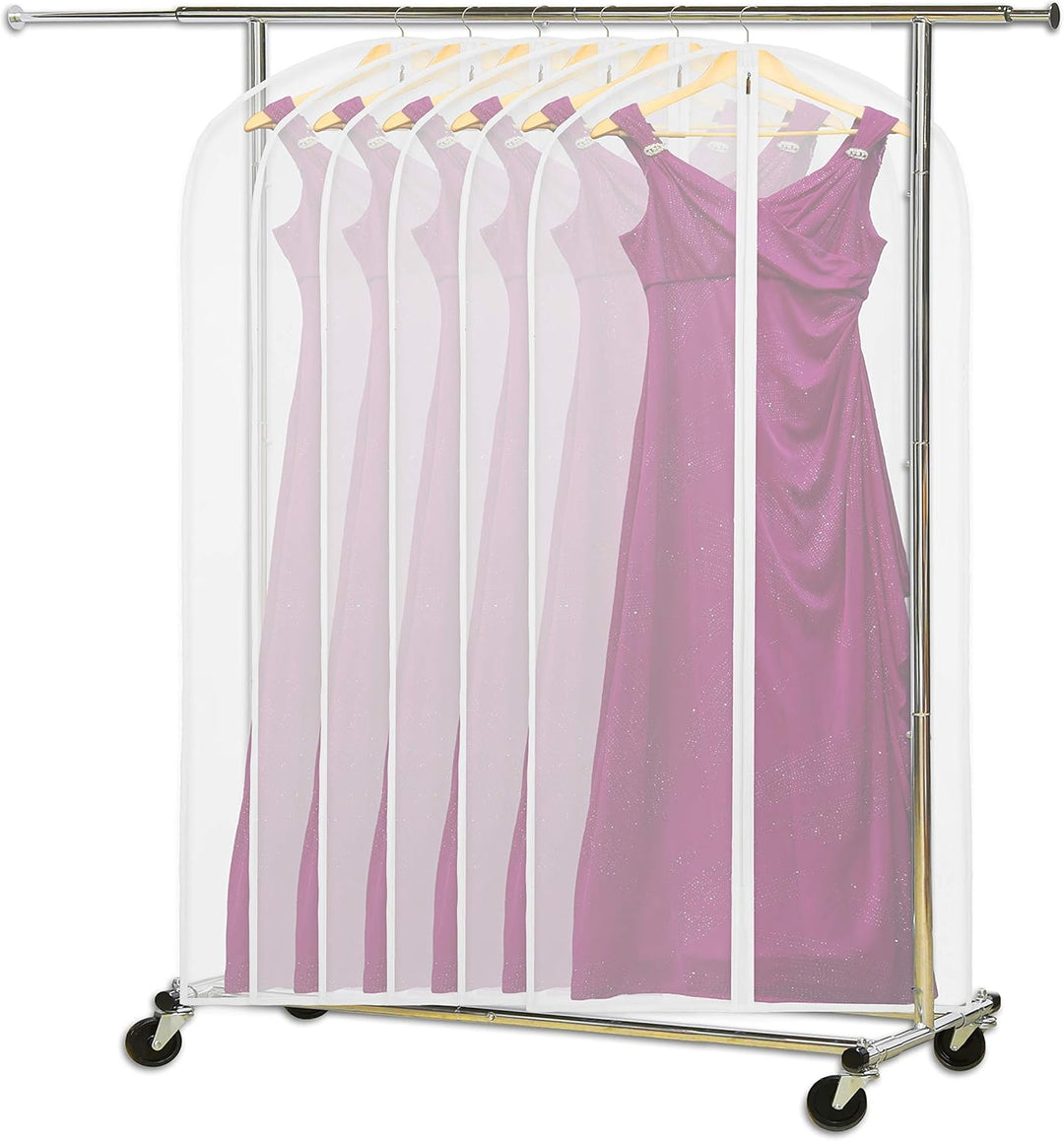 Clear Full-Length Garment Covers – 10-Pack Suit & Dress Storage Bags (Buy 1, Get 1 FREE)