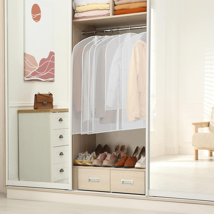 Clear Full-Length Garment Covers – 10-Pack Suit & Dress Storage Bags (Buy 1, Get 1 FREE)