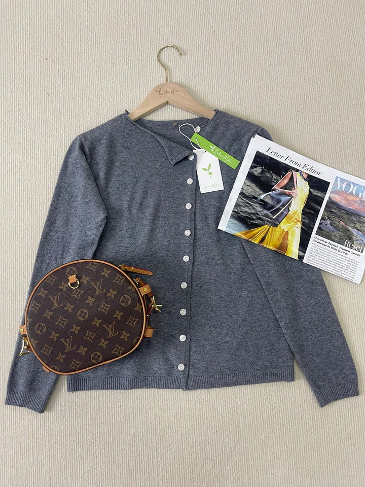 Simple Solid Long Sleeve Sweater - PurStyle-S (2-4)-Nora Luxe
