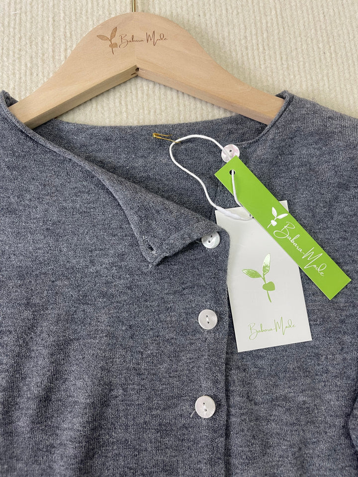 Simple Solid Long Sleeve Sweater - PurStyle-S (2-4)-Nora Luxe