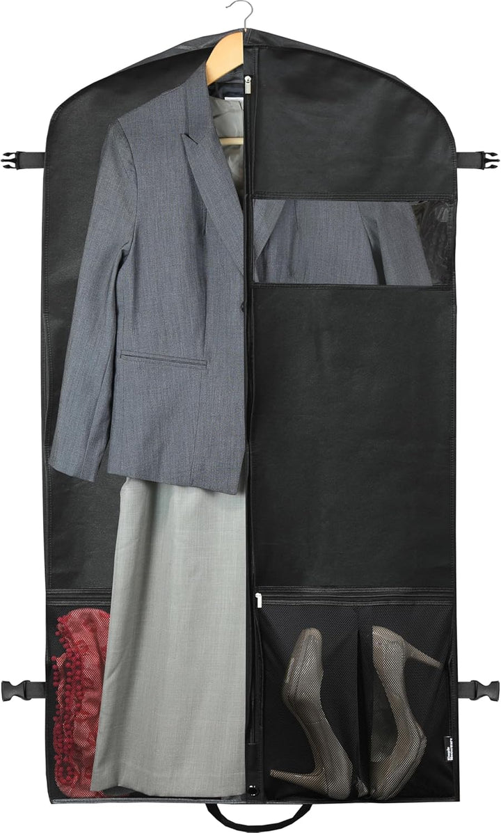 Heavy-Duty Travel Garment Bag with Pockets – 1+1 FREE Limited Promo