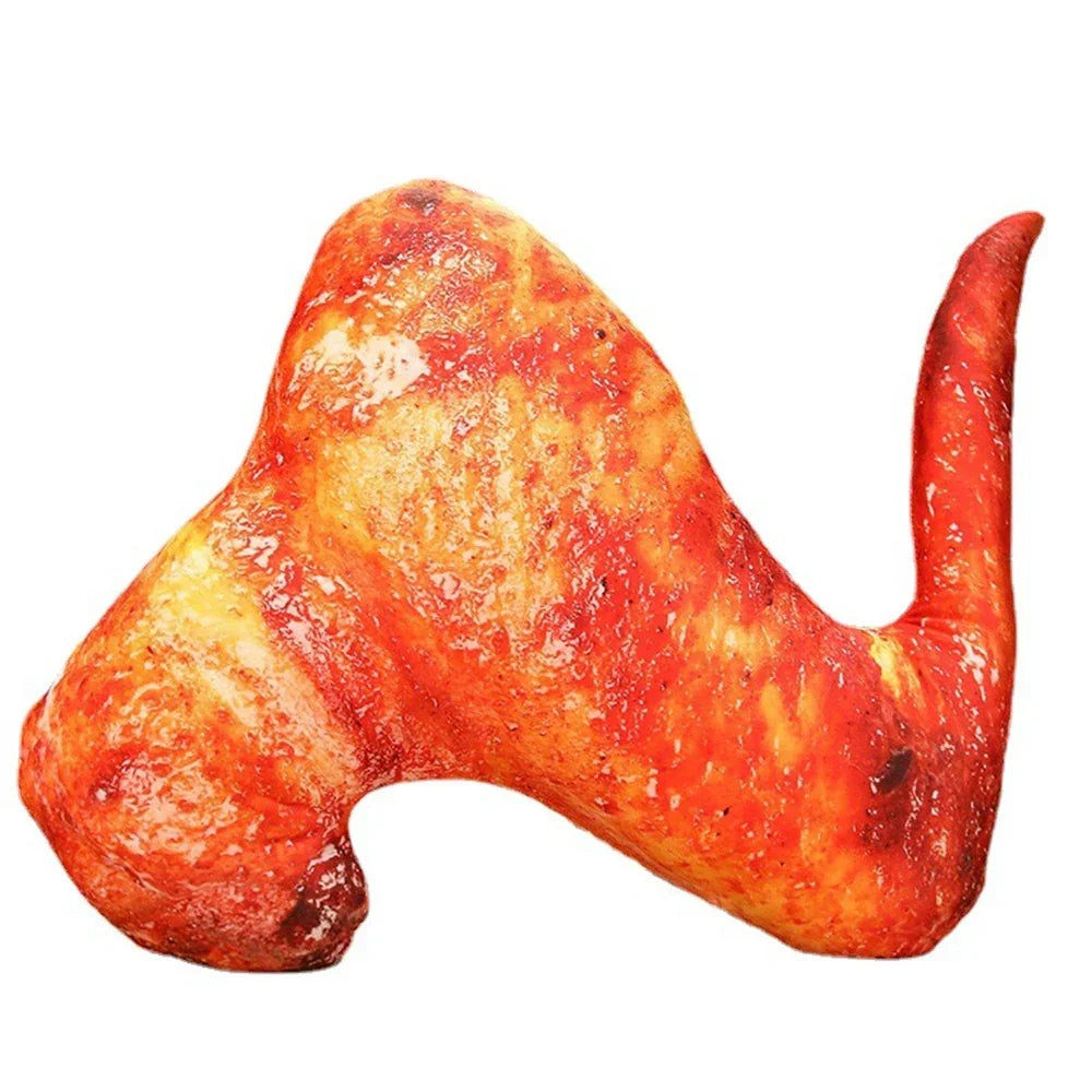 Simulation BBQ Hug - GrillMaster Cushion-Chicken Wings-Nora Luxe